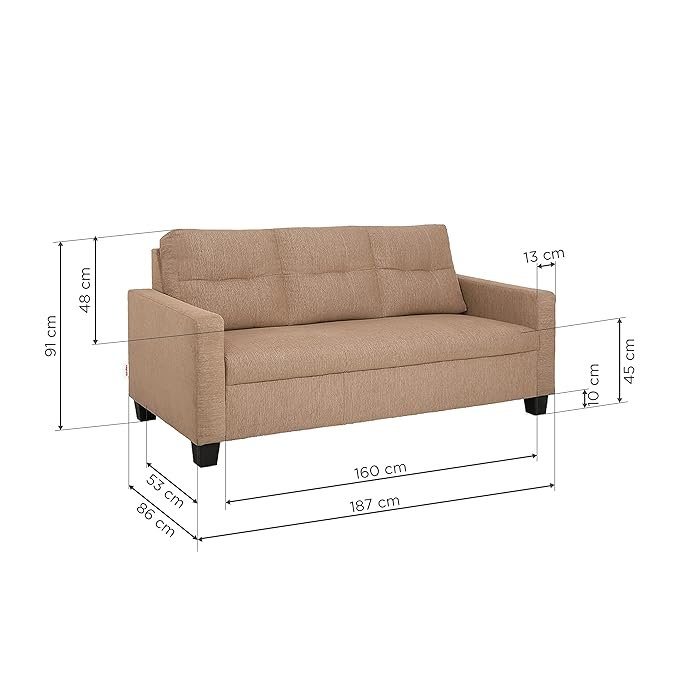 Senior-Approved Sofa Secrets: Tips For Choosing The Perfect 3-Seater (From 60 Years Together! 2 Duroflex Ease - 3+1+1 Seater Fabric Sofa Set In Brown Colour