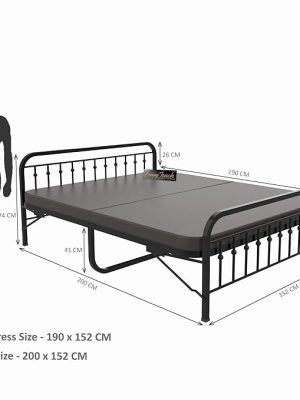 Queen Bed | Foam Mattress Included.