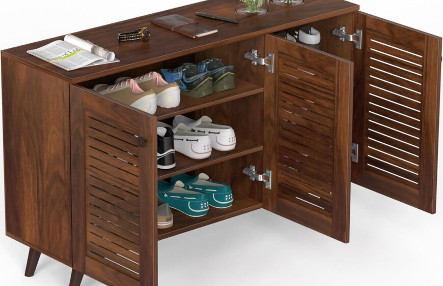 3-Door Shoe Rack Cabinet