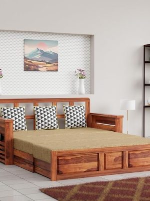 Wood Decor Sofa Cum Bed Home Furniture