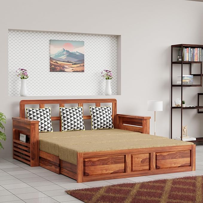 Wood Decor Sofa Cum Bed Home Furniture